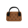 Hole Mini Handbags Brown